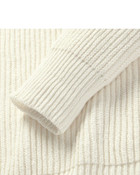 Ami Ribbed Cotton Sweater
