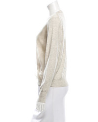 3.1 Phillip Lim Sheer Accented Wool Sweater