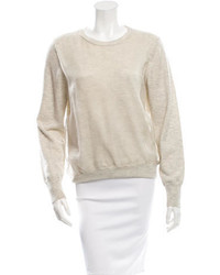 3.1 Phillip Lim Sheer Accented Wool Sweater