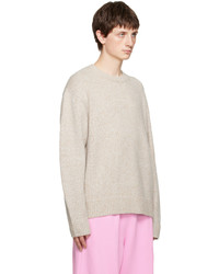 Acne Studios Taupe Pilled Sweater