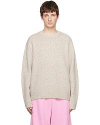 Acne Studios Taupe Pilled Sweater