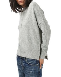 Topshop Zip Side Sweater