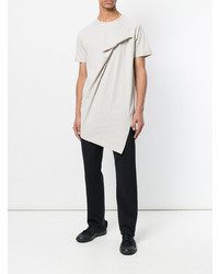 Moohong Asymmetric Folded T Shirt