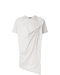 Moohong Asymmetric Folded T Shirt