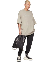 Rick Owens Beige Champion Edition Tommy T Shirt