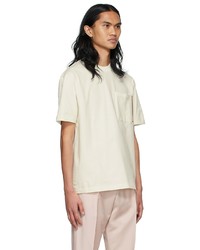 Hugo Beige Cotton T Shirt