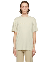 1017 Alyx 9Sm Beige Mirrored Logo T Shirt