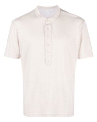 Eleventy Button Front Short Sleeved T Shirt