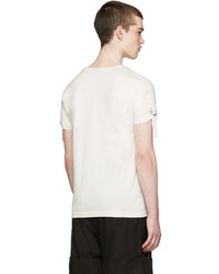 J.W.Anderson Cream D Ring Strap T Shirt