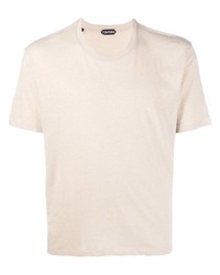 Tom Ford Crewneck Cotton Blend T Shirt