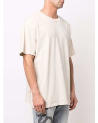 Ksubi Cross Motif Cotton T Shirt