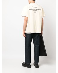 Jil Sander Double Layer Cotton T Shirt