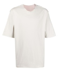 Attachment Drop Shoulder Cotton T Shirt