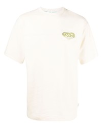 Gcds Eco Logo Print Cotton T Shirt