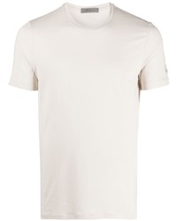 Corneliani Embroidered Logo Stretch Cotton T Shirt