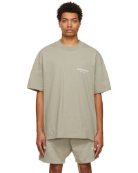 Essentials Green Cotton Jersey T Shirt