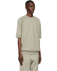 Essentials Green Raglan Short Sleeve Sweatshirt