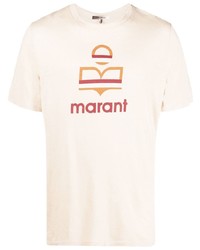 Isabel Marant Karman Logo Linen T Shirt