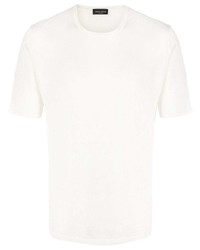 Roberto Collina Linen Short Sleeved T Shirt