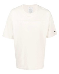 Champion Logo Patch Cotton T Shirt