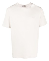 Herno Logo Plaque Cotton T Shirt