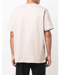 MSGM Logo Print Crew Neck T Shirt