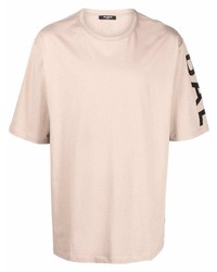 Balmain Logo Print Sleeve T Shirt
