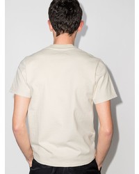 Les Tien Mock Neck Cotton T Shirt