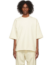 Jil Sander Off White Boxy Short Sleeve Sweatshirt