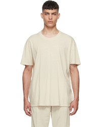 Les Tien Off White Cotton T Shirt