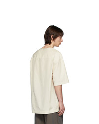 Lemaire Off White Half Sleeve T Shirt