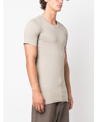 Rick Owens Organic Cotton Short Sleeve T Shirt