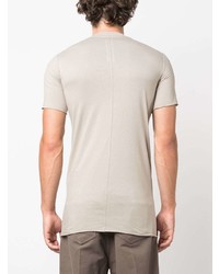 Rick Owens Organic Cotton Short Sleeve T Shirt