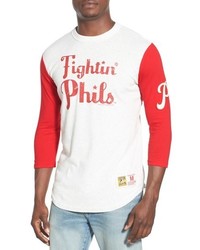 Mitchell & Ness Philadelphia Phillies Extra Out Tailored Fit T Shirt
