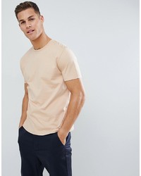 ASOS DESIGN Relaxed Fit T Shirt In Beige