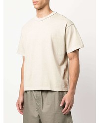 John Elliott Reverse Cropped Cotton T Shirt
