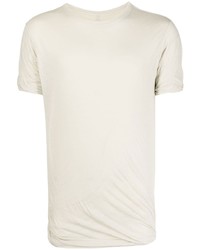 Rick Owens Ruched Crew Neck T Shirt