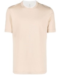 Brunello Cucinelli Short Sleeve Layered T Shirt