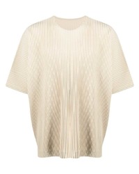 Homme Plissé Issey Miyake Short Sleeved Pleated T Shirt