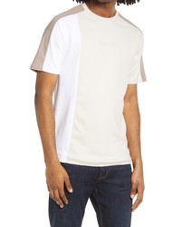 River Island Slim Neutral Turbo Colorblock Short Sleeve T Shirt