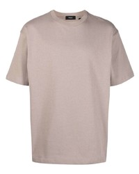 Theory Solid Color Crew Neck T Shirt