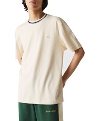 Lacoste Striped Neck T Shirt