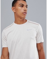 Nike Running Tailwind 10 T Shirt In Sand Ar2503 008