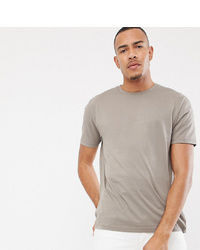 ASOS DESIGN Tall Relaxed Fit T Shirt With Crew Neck In Beige