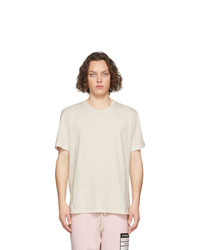 Maison Margiela Three Pack Purple And Off White Stereotype T Shirt
