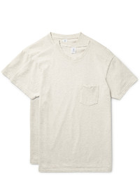 Velva Sheen Two Pack Cotton Blend Jersey T Shirts