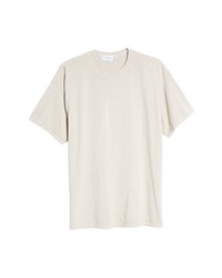 Topman Vertical Everywhere Print Oversize Cotton T Shirt