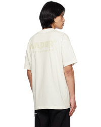 AAPE BY A BATHING APE White Rubberized T Shirt
