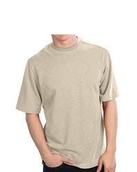 Woolrich Boundary T Shirt Upf 30 Short Sleeve British Tan