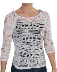 Zena Essentials Crocheted Sweater 34 Sleeve